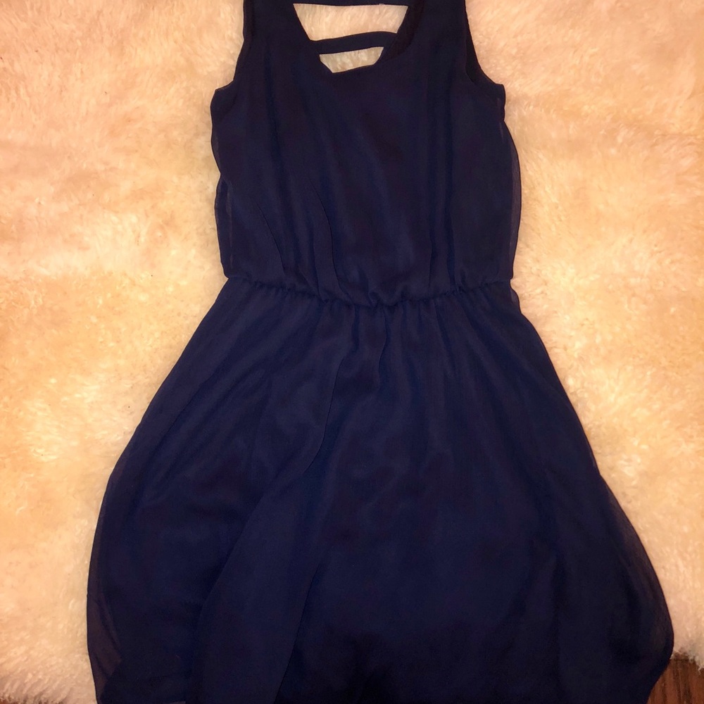 Navy blue sundress